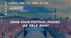 Desktop Screenshot of fasterhorsesfestival.com